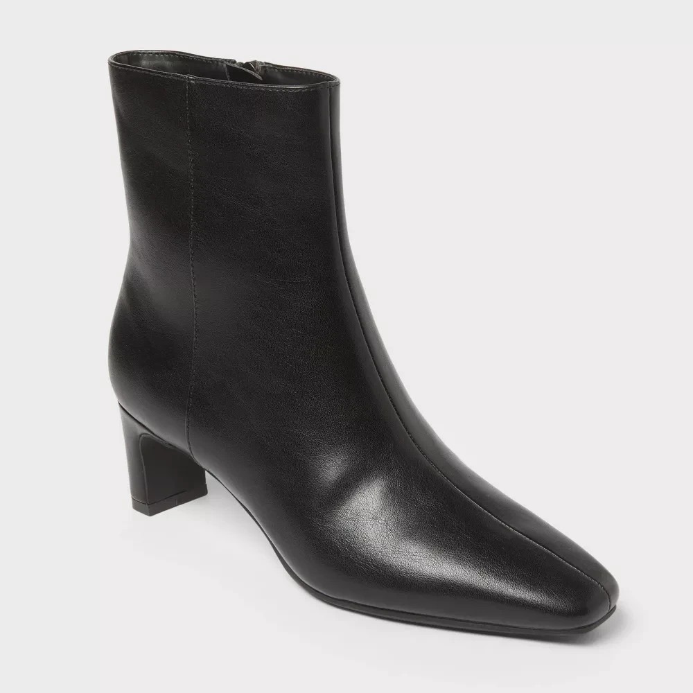 Women's Tigris Ankle Boots by A New Day Black Size 6 New With Tags